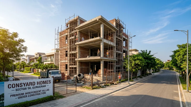 House construction in Sector 50 Gurugram
