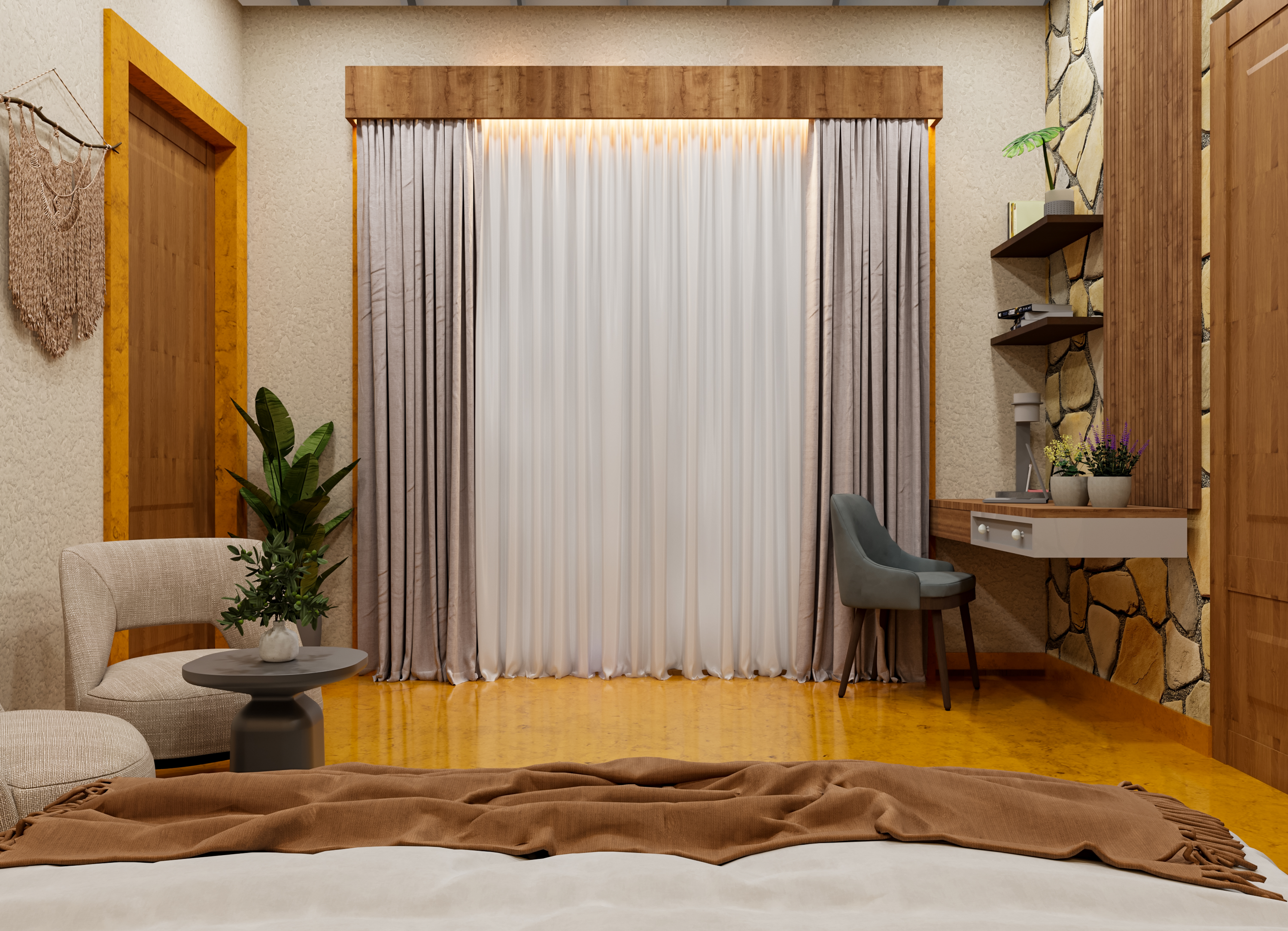 (2BHK Cottage)- interiors