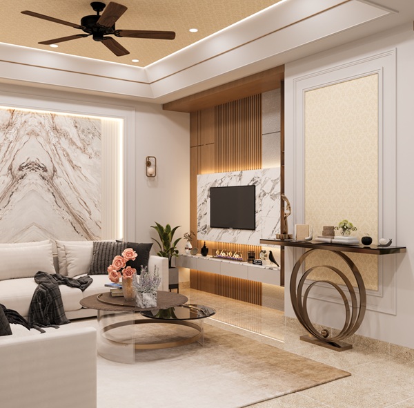living & Dining Area rainbow