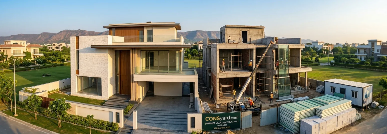 Villas in Delhi-NCR Construction: 5 Critical Mistakes to Avoid (2026)