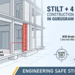 structural-safety-stilt-4-floors-gurugram