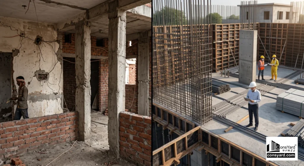 7 house construction in gurgaon