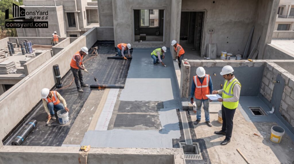 Waterproofing in Independent Houses