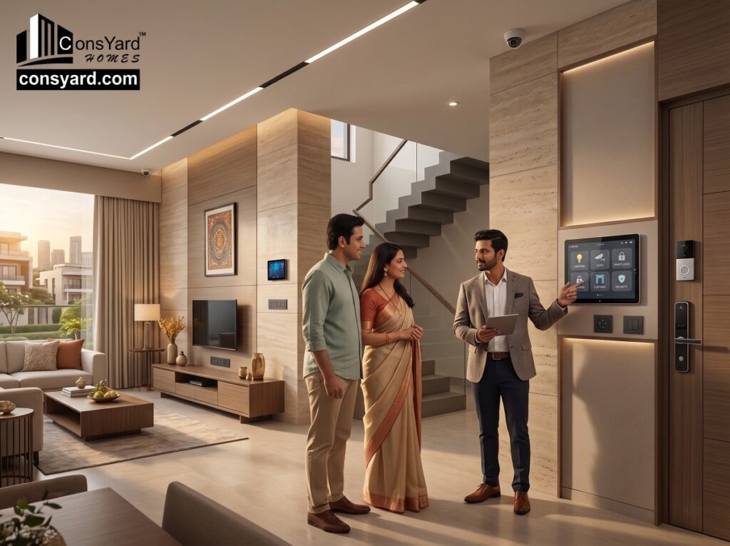 double height living room floor plan